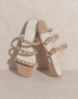 OASIS SOCIETY Valerie - Pearl Flat Sandals