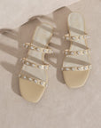 OASIS SOCIETY Valerie - Pearl Flat Sandals