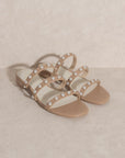 OASIS SOCIETY Valerie - Pearl Flat Sandals