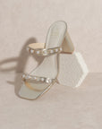 OASIS SOCIETY Victoria - Pearl Strap Heel