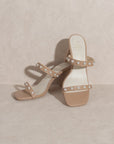 OASIS SOCIETY Victoria - Pearl Strap Heel