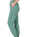 Zenana Pigment Dye Drawstring Waist Jogger Pant - My Pampered Life Seattle