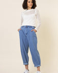 Slouchy High Waisted Jeans - Online Only