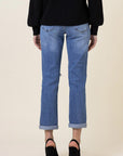 Vibrant M.i.U Distressed Boyfriend Jeans