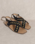 OASIS SOCIETY Kylie - Studded Cross Band Sandal