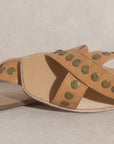 OASIS SOCIETY Kylie - Studded Cross Band Sandal