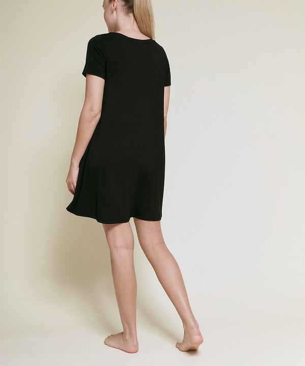 Fabina Bamboo Short Sleeve Dress