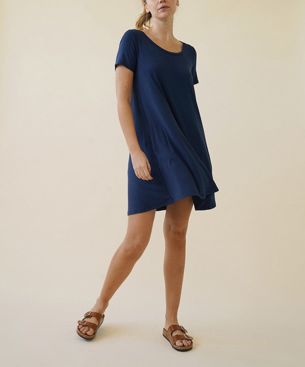 Fabina Bamboo Short Sleeve Dress