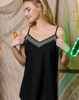 Trim Attached Camisole Top with Adjustable Trim - Online Only