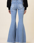 High Waisted Flare Jeans - Online Only