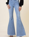 High Waisted Flare Jeans - Online Only