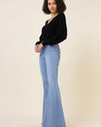 High Waisted Flare Jeans - Online Only