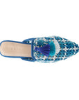 London Rag MARIANA WOVEN FLAT MULES WITH TASSELS