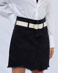 Insane Gene High Waist Premium Mini Skirt with Belt