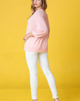 Plus Solid Waffle Knit Top