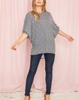 Polka Dot Dolman Tunic