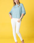 Polka Dot Dolman Tunic