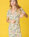 Ditsy Floral Wrap Dress