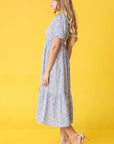 PLUS Ditsy Floral Square Neck Sundress