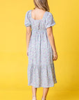 PLUS Ditsy Floral Square Neck Sundress