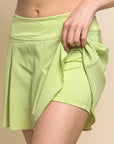 Love Tree Activewear Two In One Mini Skort