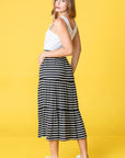 PLUS Stripe Maxi Skirt