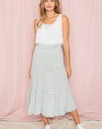 Stripe Maxi Skirt