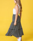 Stripe Maxi Skirt