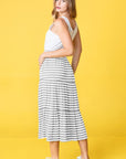 Stripe Maxi Skirt