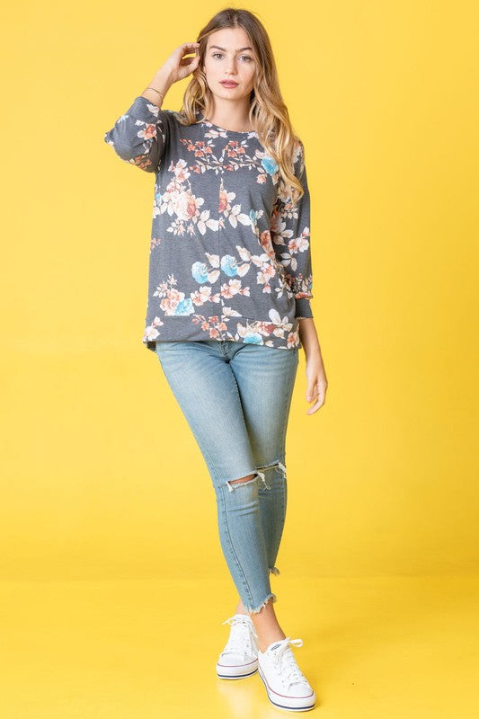 Spring Floral Tunic