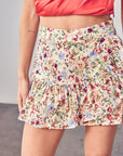 Do + Be Collection Flower Multi Skort