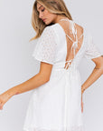 LE LIS Short Sleeve Babydoll Style Dress