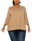 Fabina Bamboo Miss Day Curvy Top