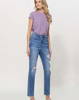 VERVET by Flying Monkey Distressed Mom Jeans