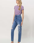 VERVET by Flying Monkey Distressed Mom Jeans