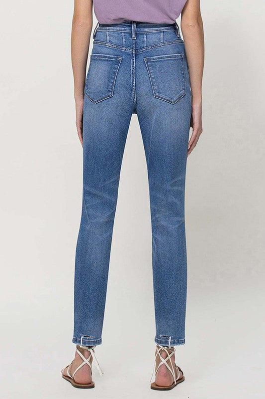 VERVET by Flying Monkey Distressed Mom Jeans