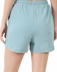 Zenana Cotton Drawstring Shorts in Ash Blue - My Pampered Life Seattle