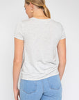 Gilli Short Sleeve V-Neck Twist Top - Online Only