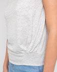 Gilli Short Sleeve V-Neck Twist Top - Online Only