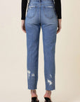 Vibrant M.i.U High Waisted Straight Leg Jean