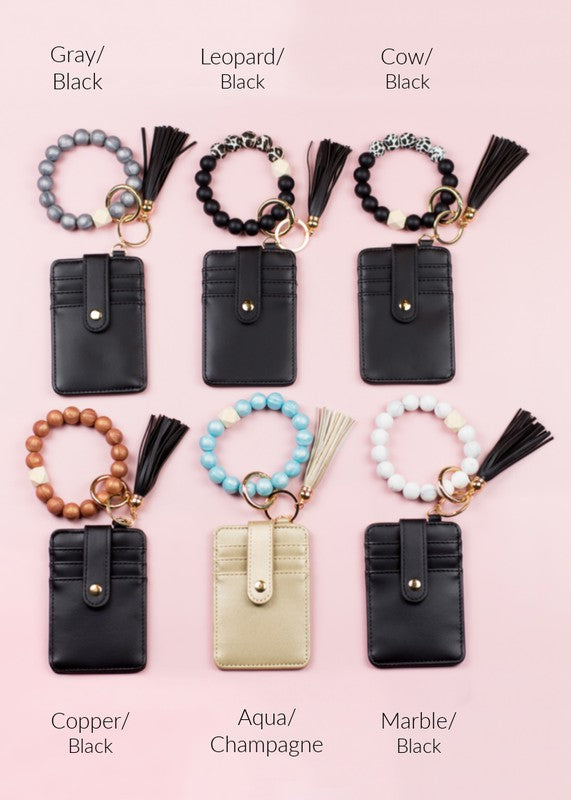 Silicone Key Ring Wallet Bracelet - Online Only