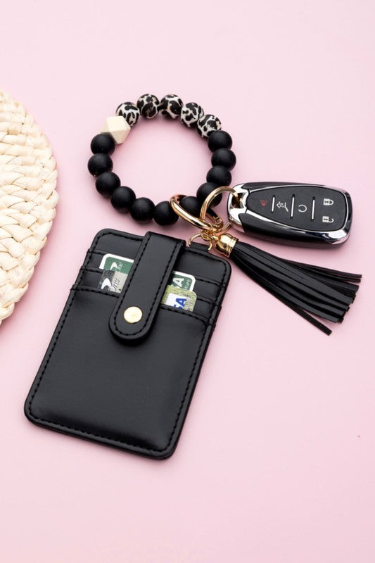Silicone Key Ring Wallet Bracelet - Online Only