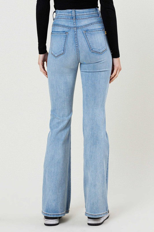 Vibrant M.i.U High-Waisted Flare Jeans