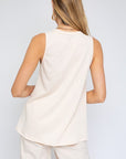 Gilli Sleeveless Ruching Top