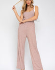 Gilli Sleeveless Scoop Neck Wide Leg Jumpsuit