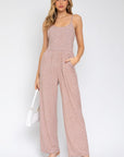 Gilli Sleeveless Scoop Neck Wide Leg Jumpsuit