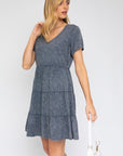Gilli Washed Baby Doll Mini Dress - Online Only