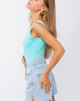 Le Lis Square Neck Tank Bodysuit