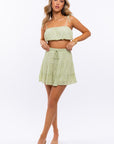 Le Lis Tiered Mini Skirt - Online Only