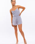 LE LIS Cowl Neck Romper